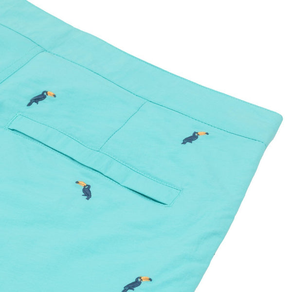 Boto 6.5" embroidered toucan hybrid short - Swimwear - The Hula Hut