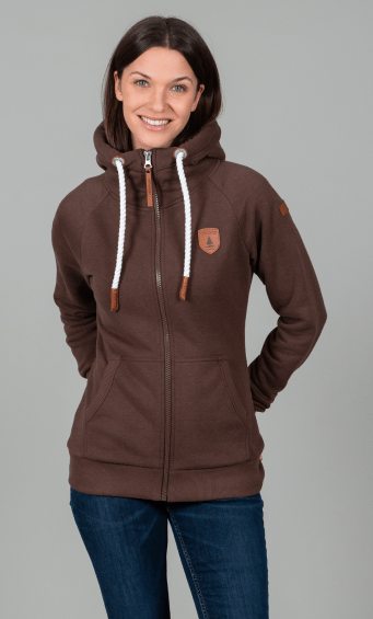 703 WANAKOME HERA ZIP FRONT HOODY - tops - WANAKOME