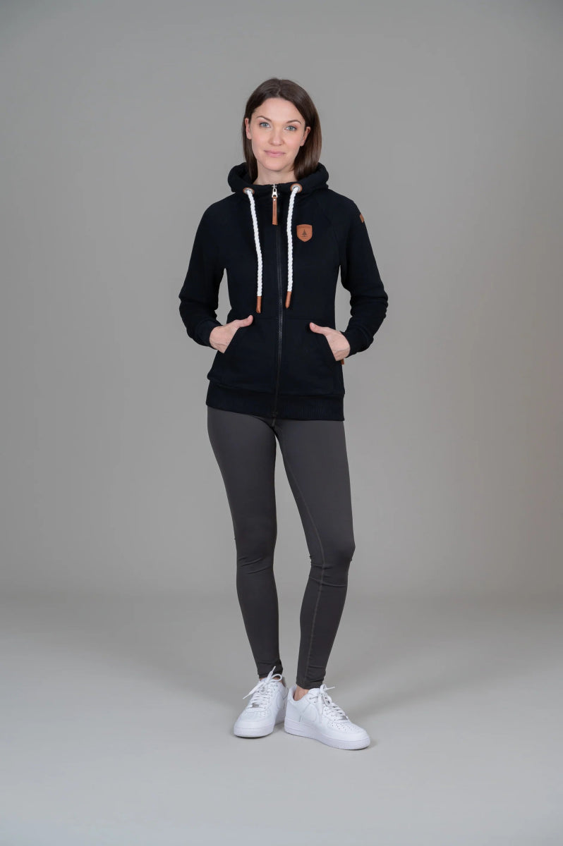 703 WANAKOME HERA ZIP FRONT HOODY - tops - WANAKOME