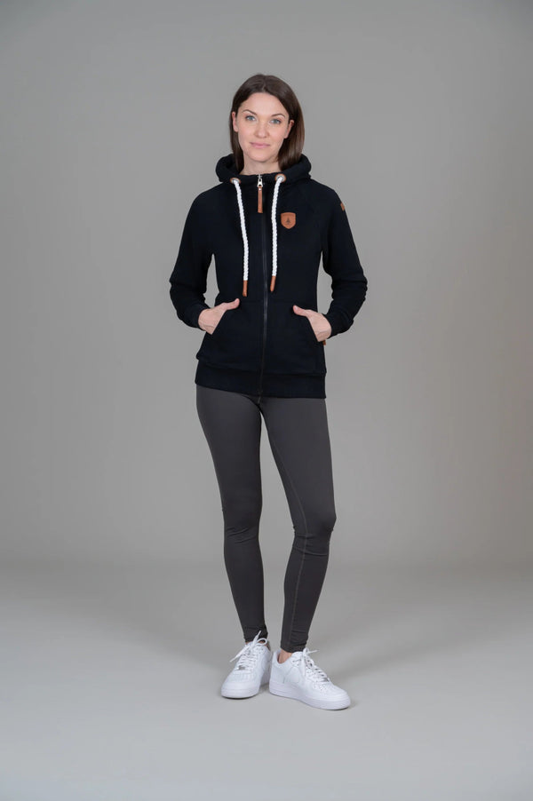 703 WANAKOME HERA ZIP FRONT HOODY - tops - WANAKOME