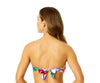 ANNE COLE MOD TROPICAL TWIST BANDEAU BIKINI TOP - bikini tops - ANNE COLE