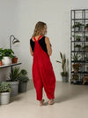 BEYOND CAPRI 100% LINEN CUTE AS A BUTTON ROMPER - rompers - BEYOND CAPRI
