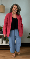 BEYOND CAPRI LINEN DEBBIE JACKET - jackets/sweaters - BEYOND CAPRI