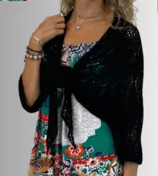BEYOND CAPRI MESH BOLERO JACKET - jackets/sweaters - BEYOND CAPRI
