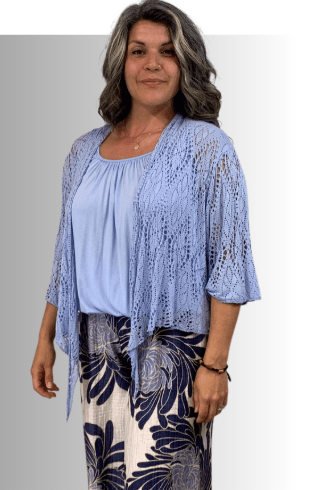 BEYOND CAPRI MESH BOLERO JACKET - jackets/sweaters - BEYOND CAPRI