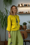 BEYOND CAPRI SOLID SIMPLE LINEN TOP - tops - BEYOND CAPRI