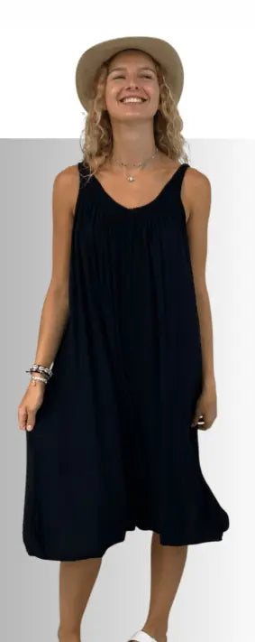 BEYOND CAPRI VISCOSE LOUNGE DRESS - dresses - BEYOND CAPRI