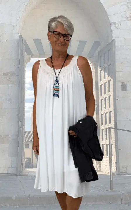 BEYOND CAPRI VISCOSE LOUNGE DRESS - dresses - BEYOND CAPRI