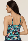 BLACK SAND BRISE DEL ILES TANKINI TOP - tankini tops - BLACK SAND
