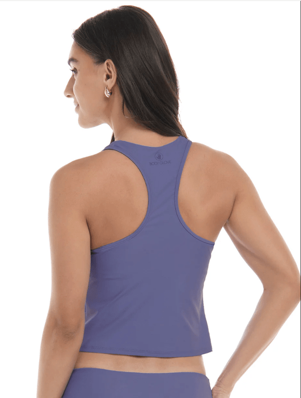 BODY GLOVE SMOOTHIES REVA CROP SWIM TOP - tankini tops - BODY GLOVE