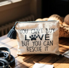 YOU CANT BUY LOVE CANVAS BAG DEBBIE KATZ