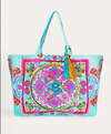 DEBBIE KATZ XL BOHO BEACH BAG WITH EMBROIDERY AND LUREX - bags - DEBBIE KATZ