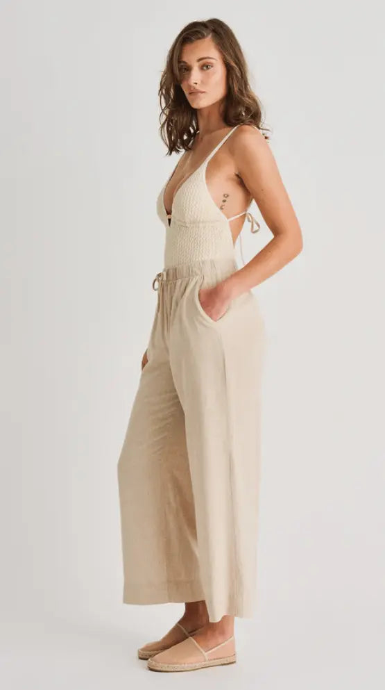 EVERYDAY SUNDAY LINEN BLEND COVER UP PANT - bottoms - EVERYDAY SUNDAY