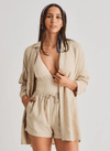 EVERYDAY SUNDAY LINEN BLEND TUNIC COVER UP - coverups - EVERYDAY SUNDAY