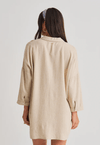 EVERYDAY SUNDAY LINEN BLEND TUNIC COVER UP - coverups - EVERYDAY SUNDAY