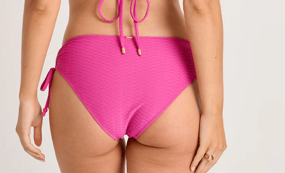 EVERYDAY SUNDAY PEONY PINK TEXTURE BIKINI BOTTOM - bottoms - EVERYDAY SUNDAY