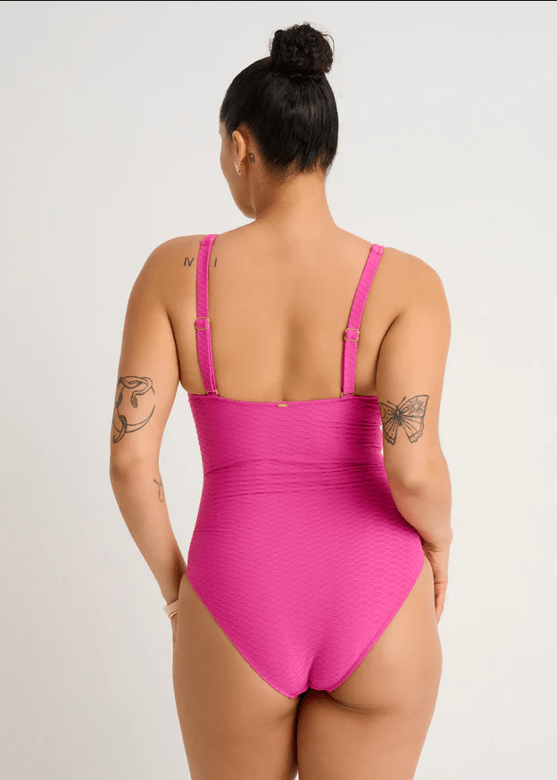 EVERYDAY SUNDAY PEONY PINK TEXTURE ONE PIECE - one piece - EVERYDAY SUNDAY