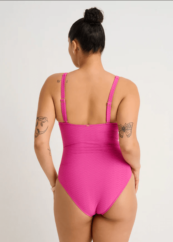EVERYDAY SUNDAY PEONY PINK TEXTURE ONE PIECE - one piece - EVERYDAY SUNDAY