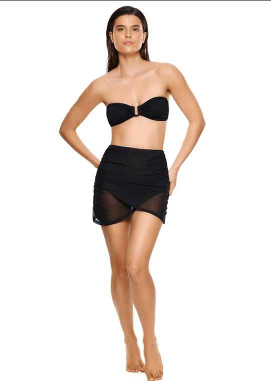 FLIRTT SHEER MINI COVER SKIRT - coverups - FLIRTT