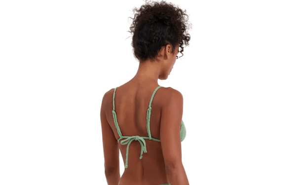 FLIRTT SPRING DAYS STRETCH TERRY TEXTURED BIKINI TOP - bikini tops - FLIRTT