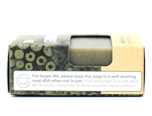 GROUND SOAP GROVE CEDAR PINE AND BASIL SOAP 120G - ACCESSORIES - GROUND SOAP