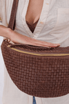 ITALIAN LEATHER CROSS BODY BAG WITH PRINTED PATTERN - bags - DEBBIE KATZ