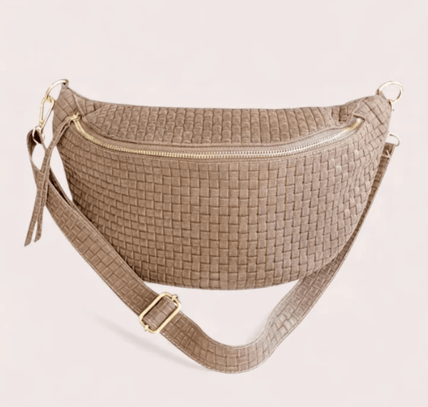 ITALIAN LEATHER CROSS BODY BAG WITH PRINTED PATTERN - bags - DEBBIE KATZ