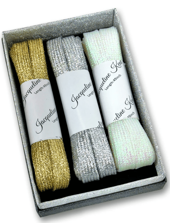 JACQUELINE KENT SHOE BLING METALLIC LACES - ACCESSORIES - JACQUELINE KENT
