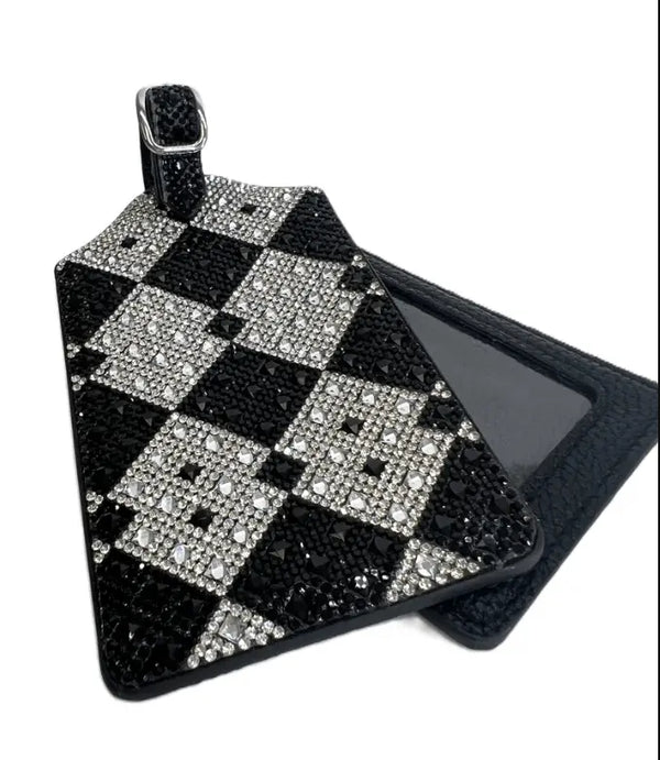 JACQUELINE KENT STARRY NIGHT LUGGAGE TAG - SILVER - ACCESSORIES - JACQUELINE KENT