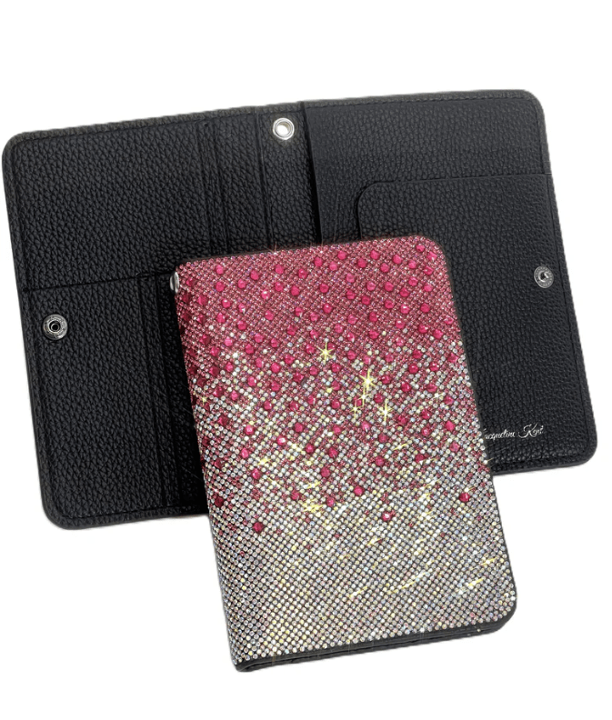 JACQUELINE KENT SUPERSTAR PASSPORT HOLDER - FUSCHIA - ACCESSORIES - JACQUELINE KENT