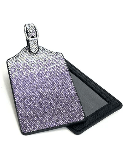 JACQUELINE KENT ULTRA VIOLET LUGGAGE TAG - PURPLE OMBRE - ACCESSORIES - JACQUELINE KENT