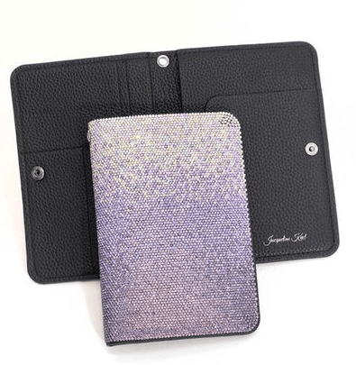 JACQUELINE KENT ULTRA VIOLET PASSPORT HOLDER - PURPLE OMBRE - ACCESSORIES - JACQUELINE KENT