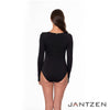 JANTZEN KIM LONG SLEEVE RASHGUARD ONE PCE - one piece - JANTZEN SWIMWEAR