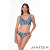 JANTZEN SEASIDE CRUSH VERA SURPLICE BRA TOP - bikini tops - JANTZEN SWIMWEAR
