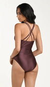 LA BLANCA EARTH GODDESS LACE UP ONE PCE - one piece - LA BLANCA