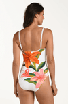 LA BLANCA JUNGLE BLOSSOMS LINGERIE STRAP ONE PCE - one piece - LA BLANCA