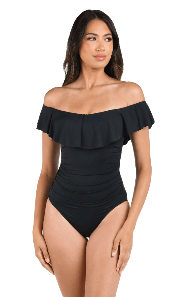 LA BLANCA OFF THE SHOULDER MAILLOT - one piece - LA BLANCA