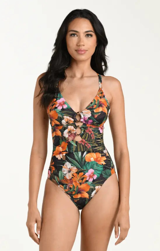 LA BLANCA TROPICAL HIDEAWAY DOUBLE RING ONE PCE - one piece - LA BLANCA