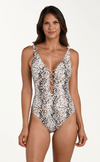 LA BLANCA WILD WHISPERS PLUNGE ONE PCE - one piece - LA BLANCA