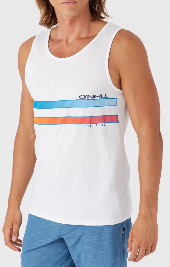 O'NEILL MENS COMP STRIPE TANK - tops - O'NEILL