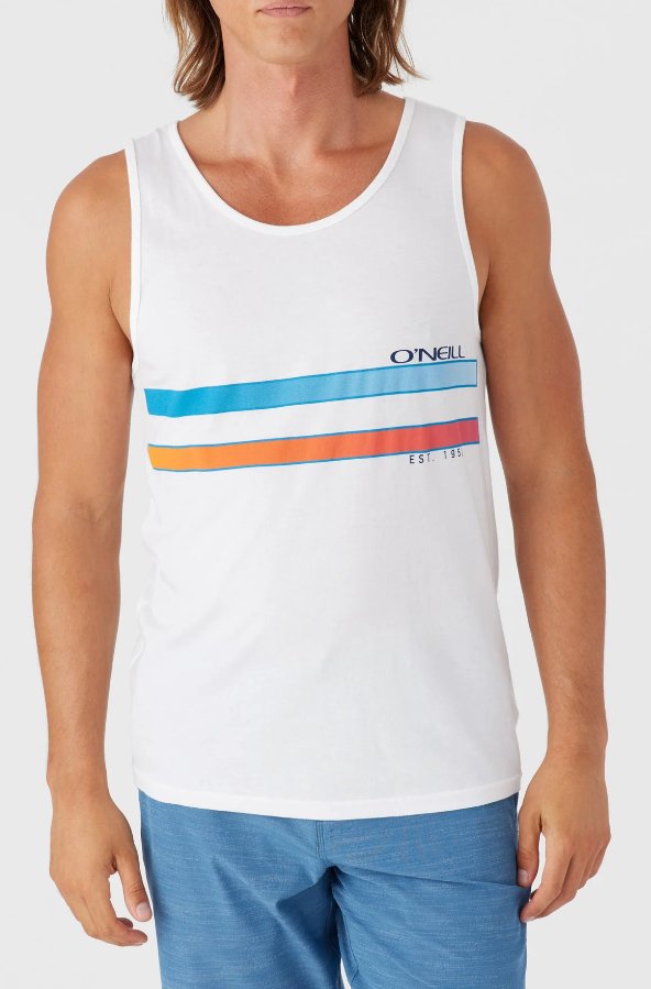 O'NEILL MENS COMP STRIPE TANK - tops - O'NEILL