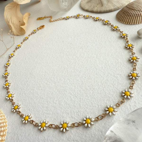 PIKA & BEAR DAISY JANE FLOWER CHAIN NECKLACE - jewellery - PIKA & BEAR