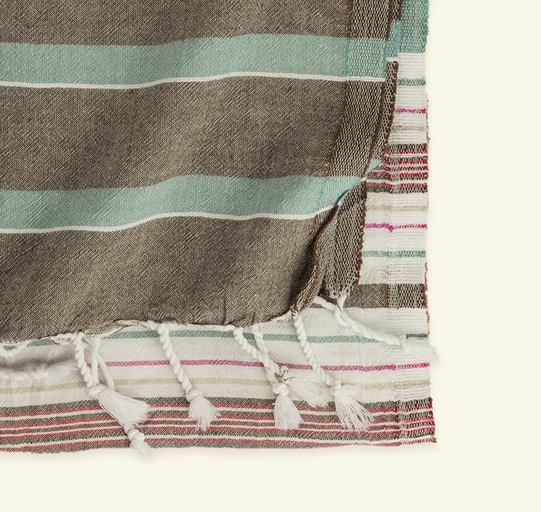 POKOLOKO TURKISH TOWEL - PATIO STRIPE - towels - POKOLOKO