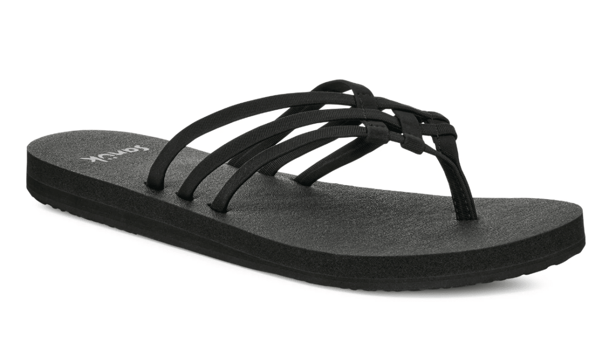 SANUK WOMENS YOGA SANDY FLIP FLOP - flip flops - SANUK