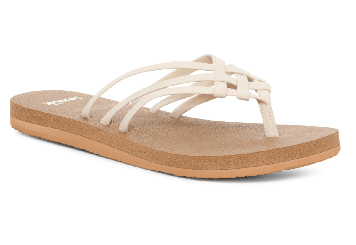 SANUK WOMENS YOGA SANDY FLIP FLOP - flip flops - SANUK