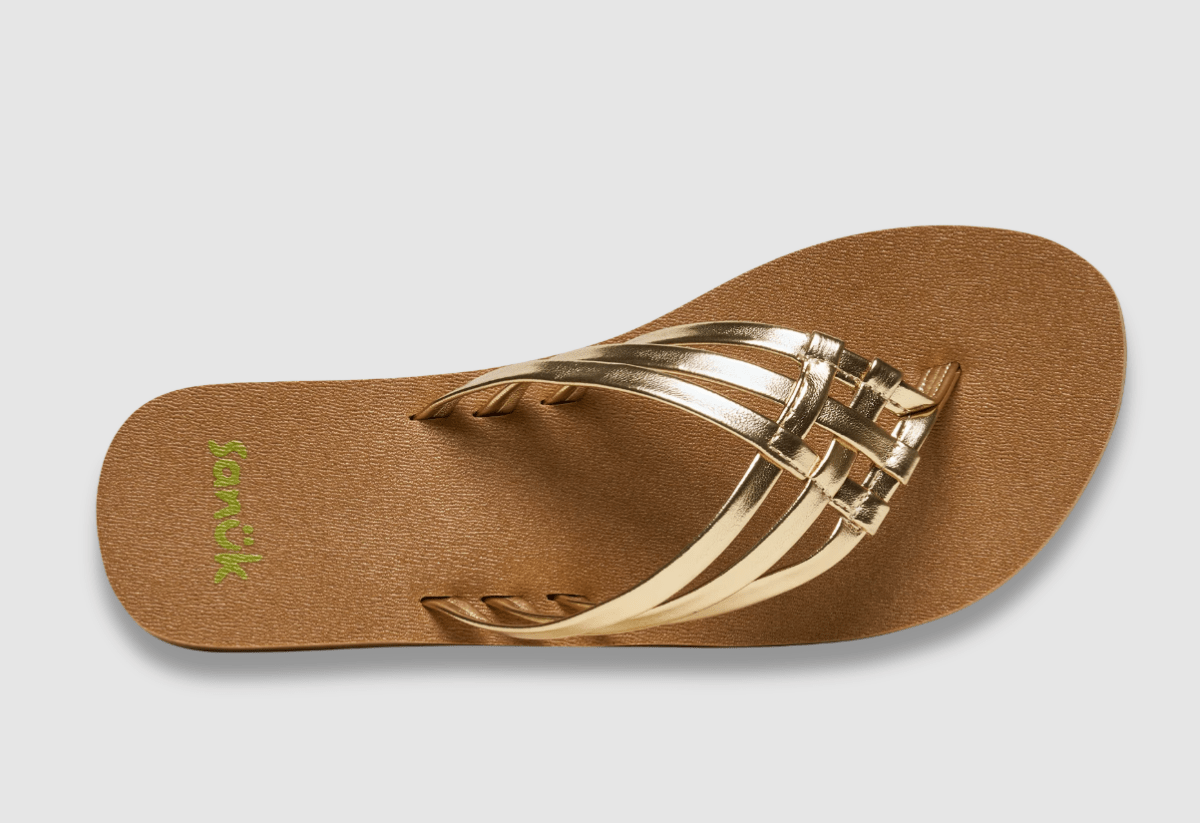 SANUK WOMENS YOGA SANDY FLIP FLOP - flip flops - SANUK