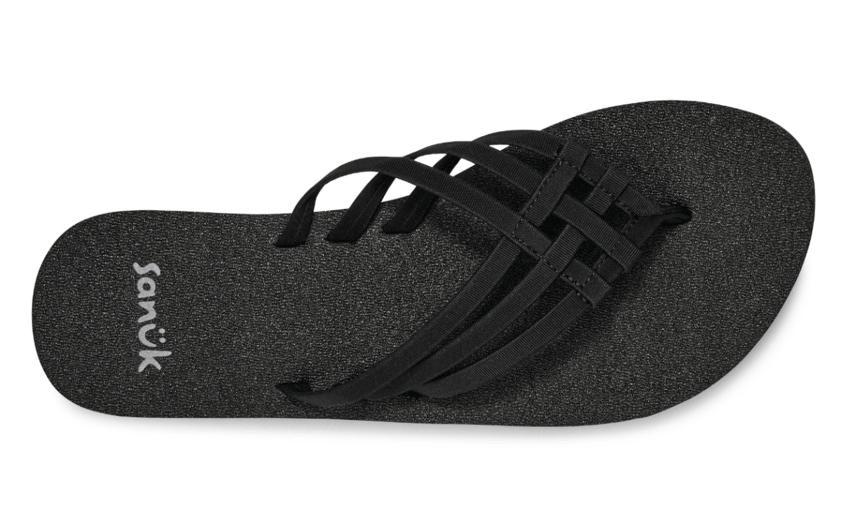 SANUK WOMENS YOGA SANDY FLIP FLOP - flip flops - SANUK