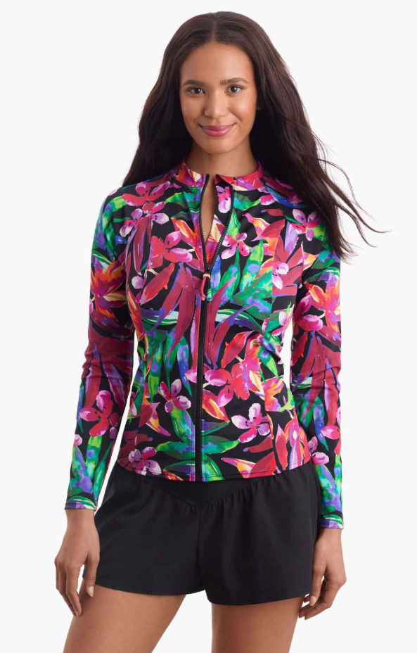 SHAPESOLVER SPORT SLEEVE SPF 50 SUN/SWIM JACKETS - coverups - SHAPESOLVER