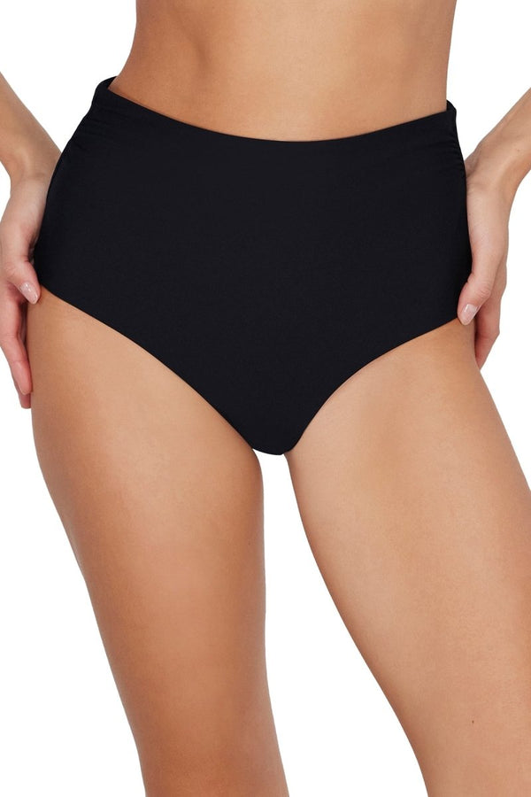 SUNSETS CAPRI HI WAIST ROLL OVER BOTTOM - bottoms - SUNSETS