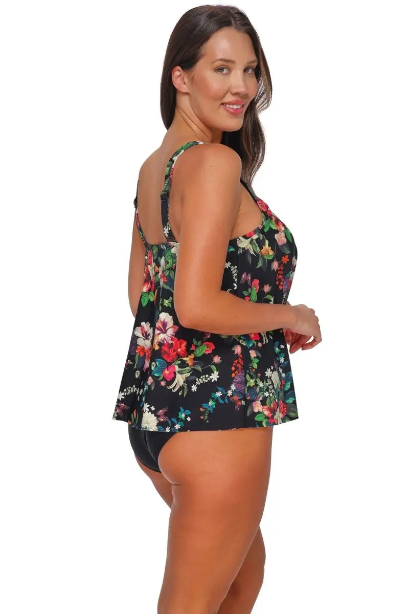 SUNSETS ESCAPE PRINTED SADIE TANKINI - tankini tops - SUNSETS